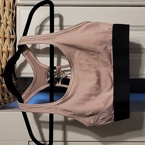 Victorias Secret Sport Bra Small Pink VSX The Player Racerback Unlined Logo